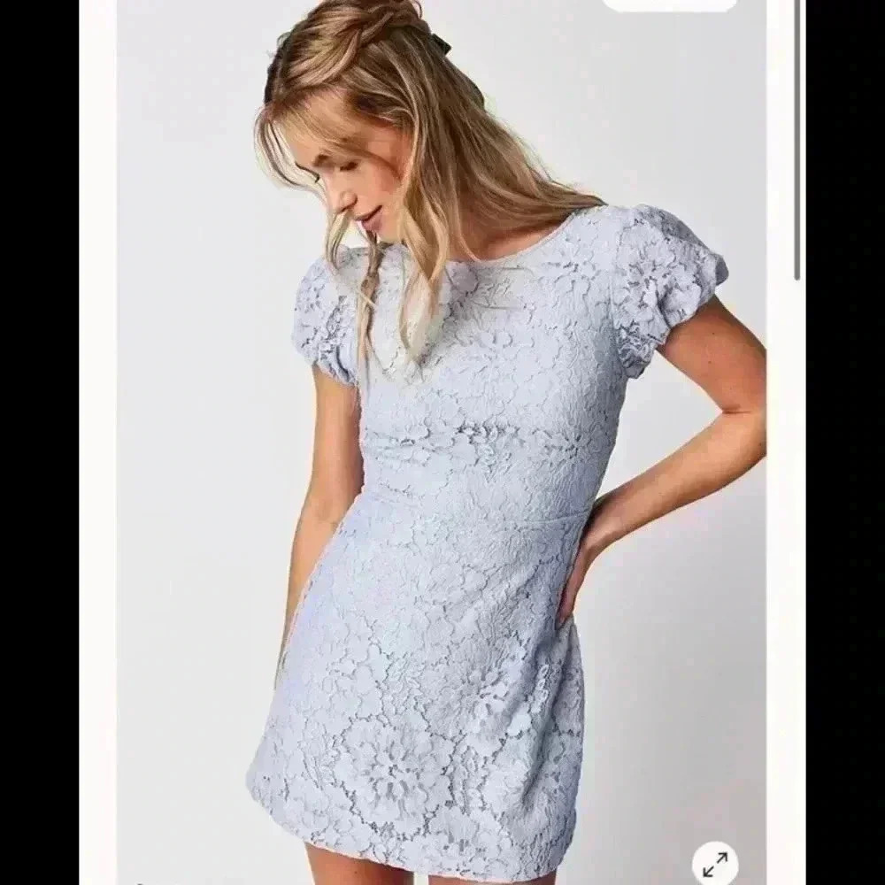 New with tags Free people Hailee Lace Mini Dress in size xs